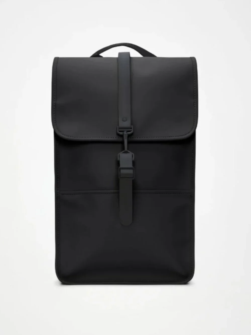 NWT RAINS BACKPACK black waterproof minimalist laptop school college prep clean